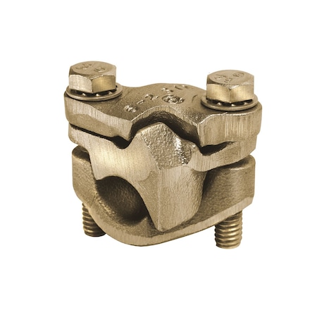 Burndy Parallel Clamp, Copper: 250-500 kcmil (Run)/ 250-500 kcmil (Tap) QPX3434